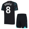 Original Trikotsatz Manchester City Kovacic 8 Ausweichtrikot 2023-24 Für Kinder